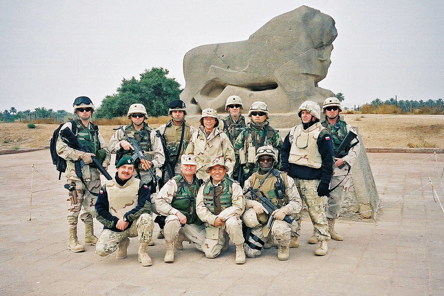 I led a Spiritual Fitness Leadership Training for our MNF-I and Coalition leaders on December 13, 2004, in Babylon, Iraq.